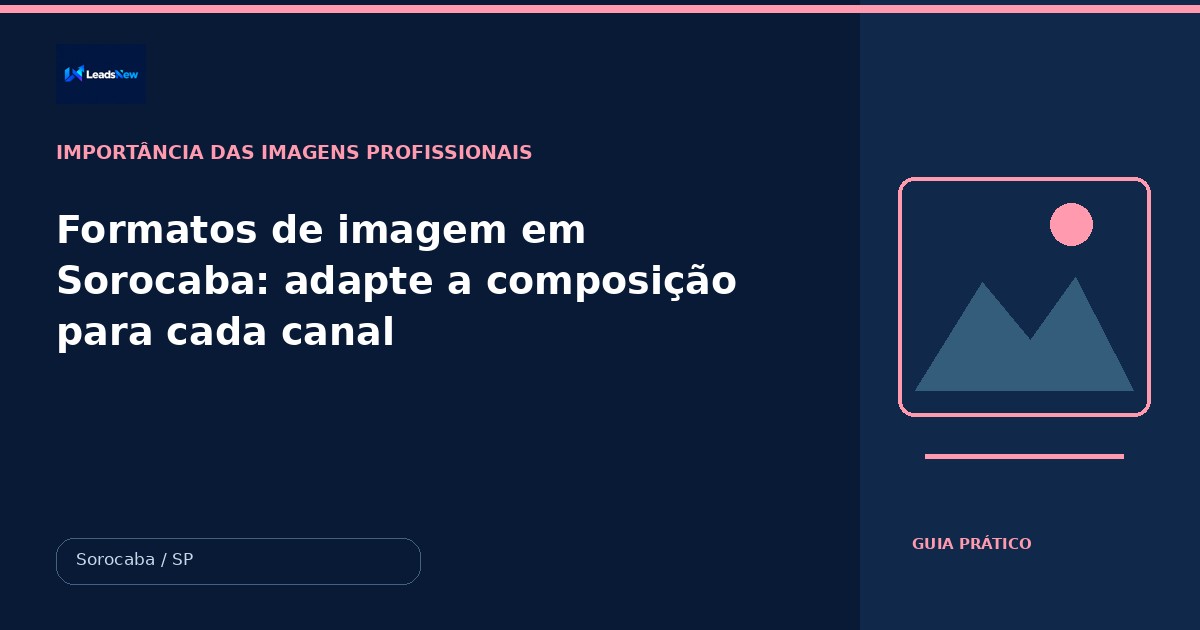 Formatos de imagem em Sorocaba: adapte a composição para cada canal